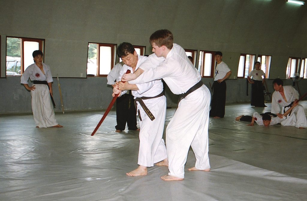 master Ko Baek-yong en Leon de Heus 2000